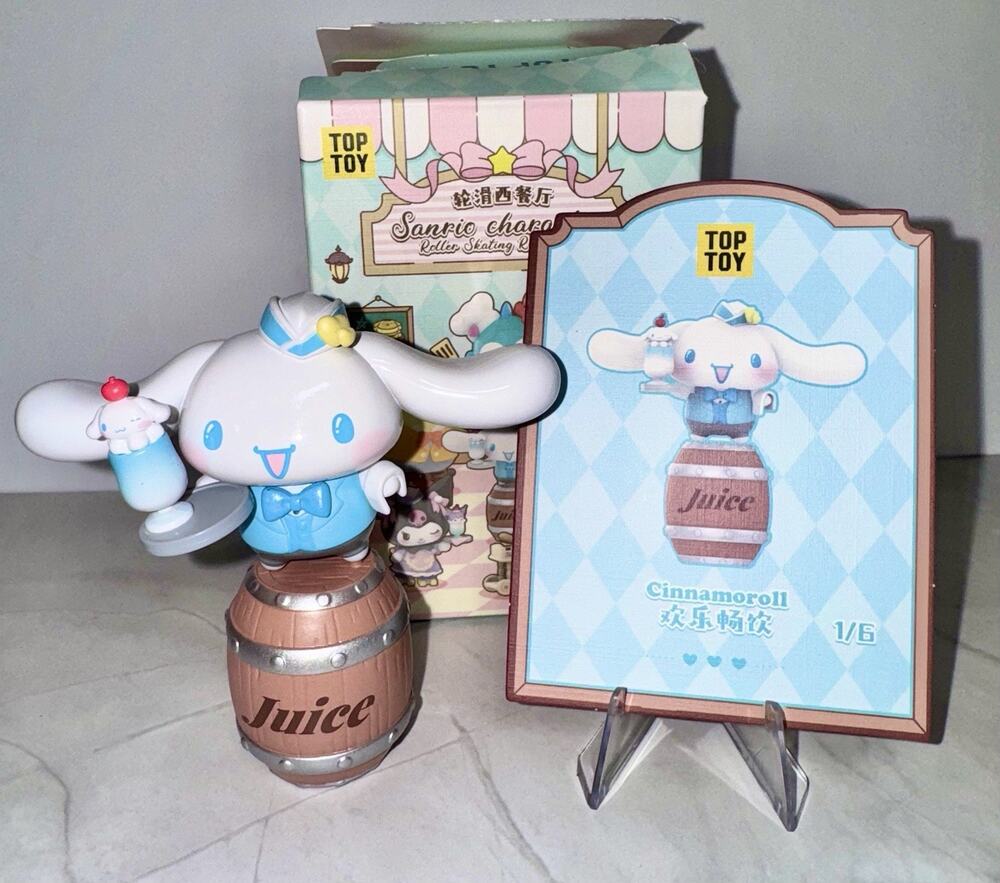 Sanrio Characters Roller Skating Restaurant Series Toptoy Confirmed Cinnamoroll